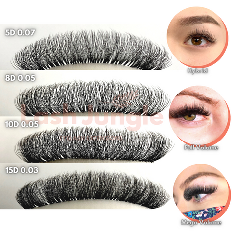 Lash Jungle Premade Fans