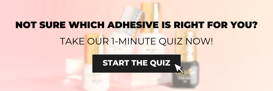 Lash adhesive finder quiz