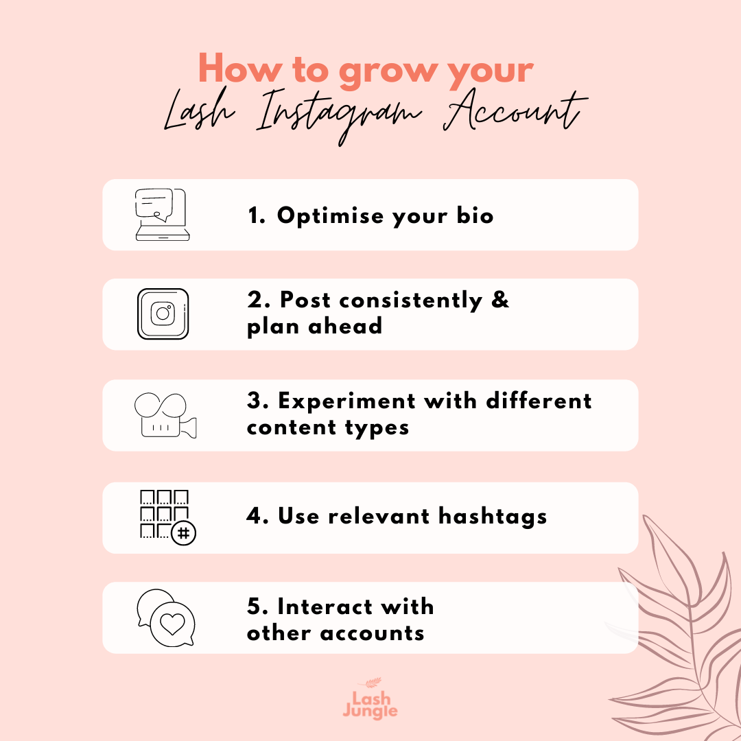 grow your lash instagram account, grow your lash business, lash business on instagram