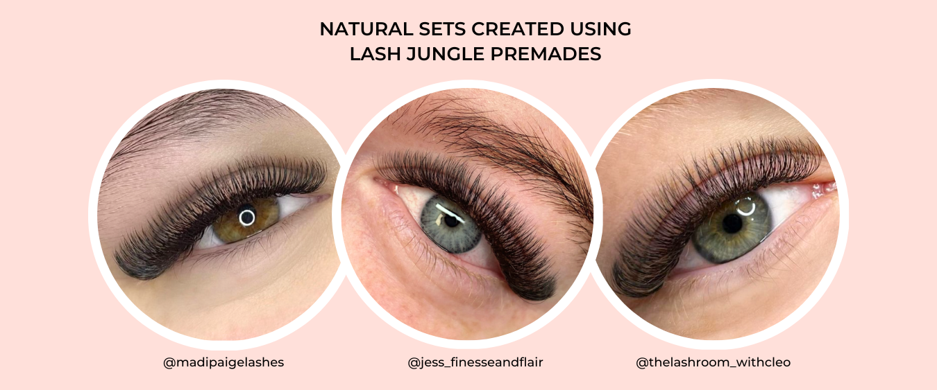 Natural Sets created using Lash Jungle Premades