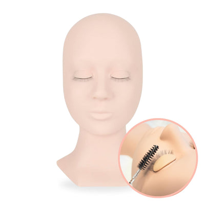 Makeup Board Mannequin Head for Lash Extension Practice Beginner  Cosmetology