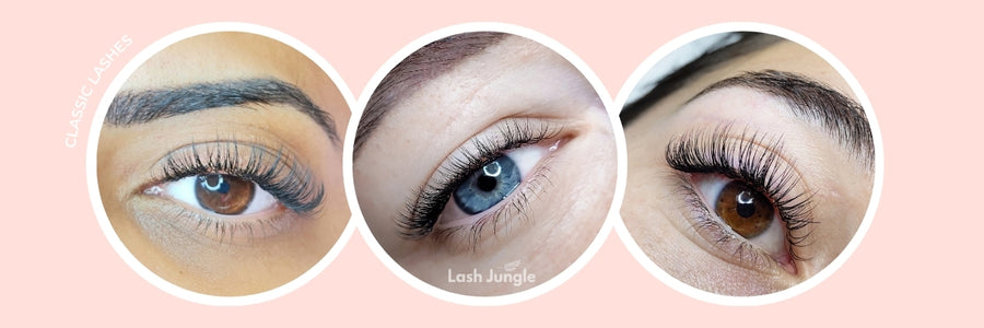 The Ultimate Guide to Hybrid Lash Extensions - what are Classic Lashes?