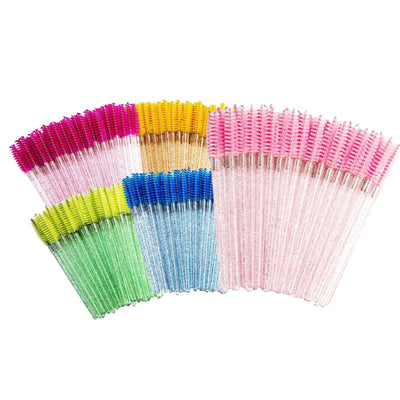 Unique Bargains Not Reusable Micro Applicator Brush For Eyelash Extension  Lips Mascara Brushes Tool Set 100 Pcs Green : Target