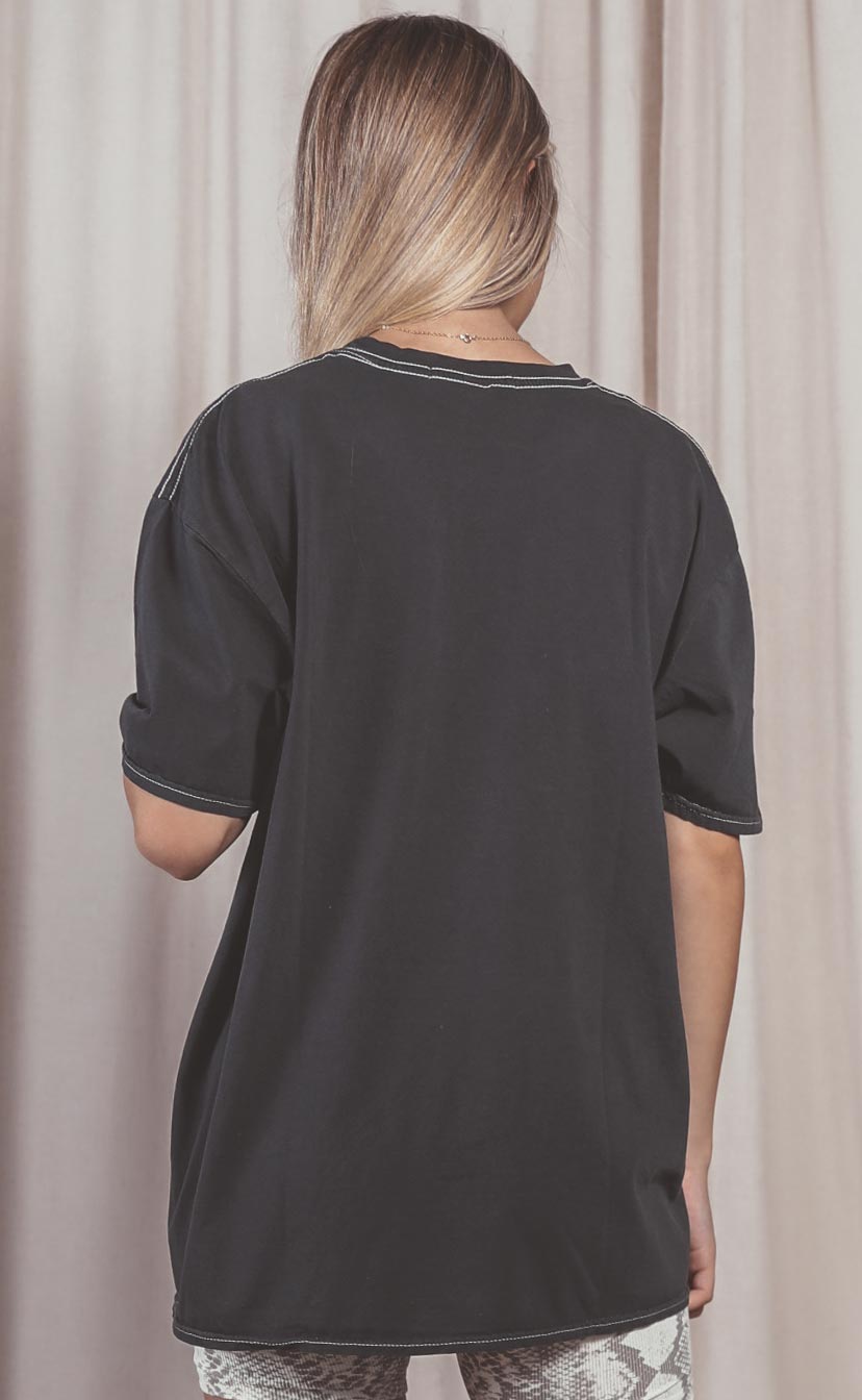 project social t: yoga posers oversized tee