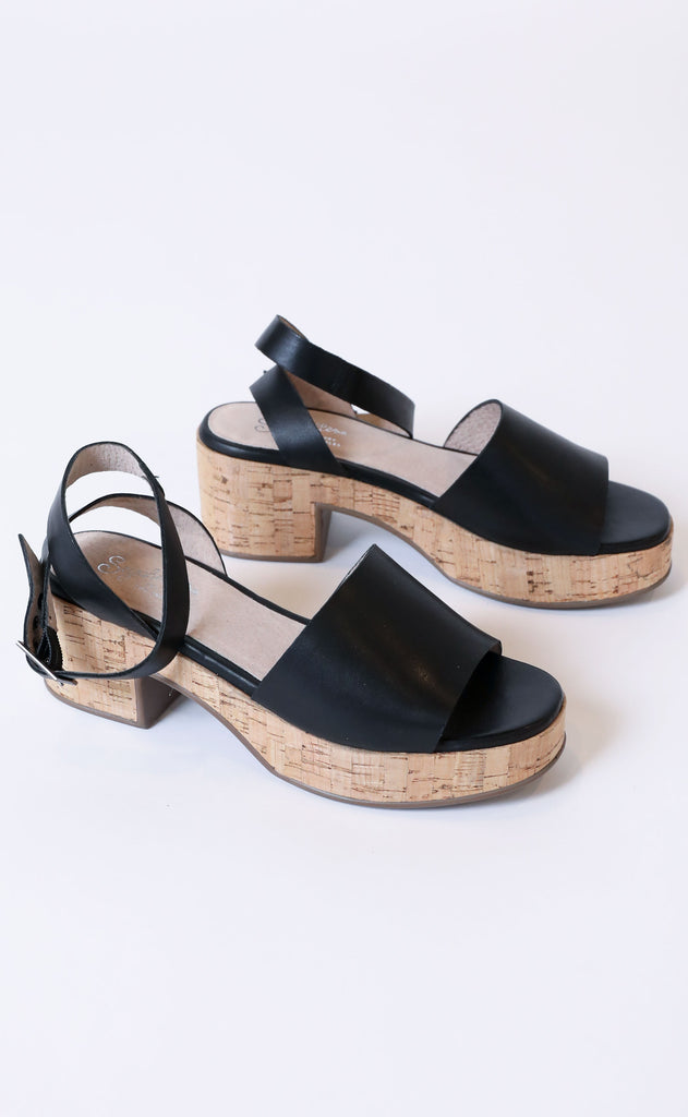 calming influence platform sandal