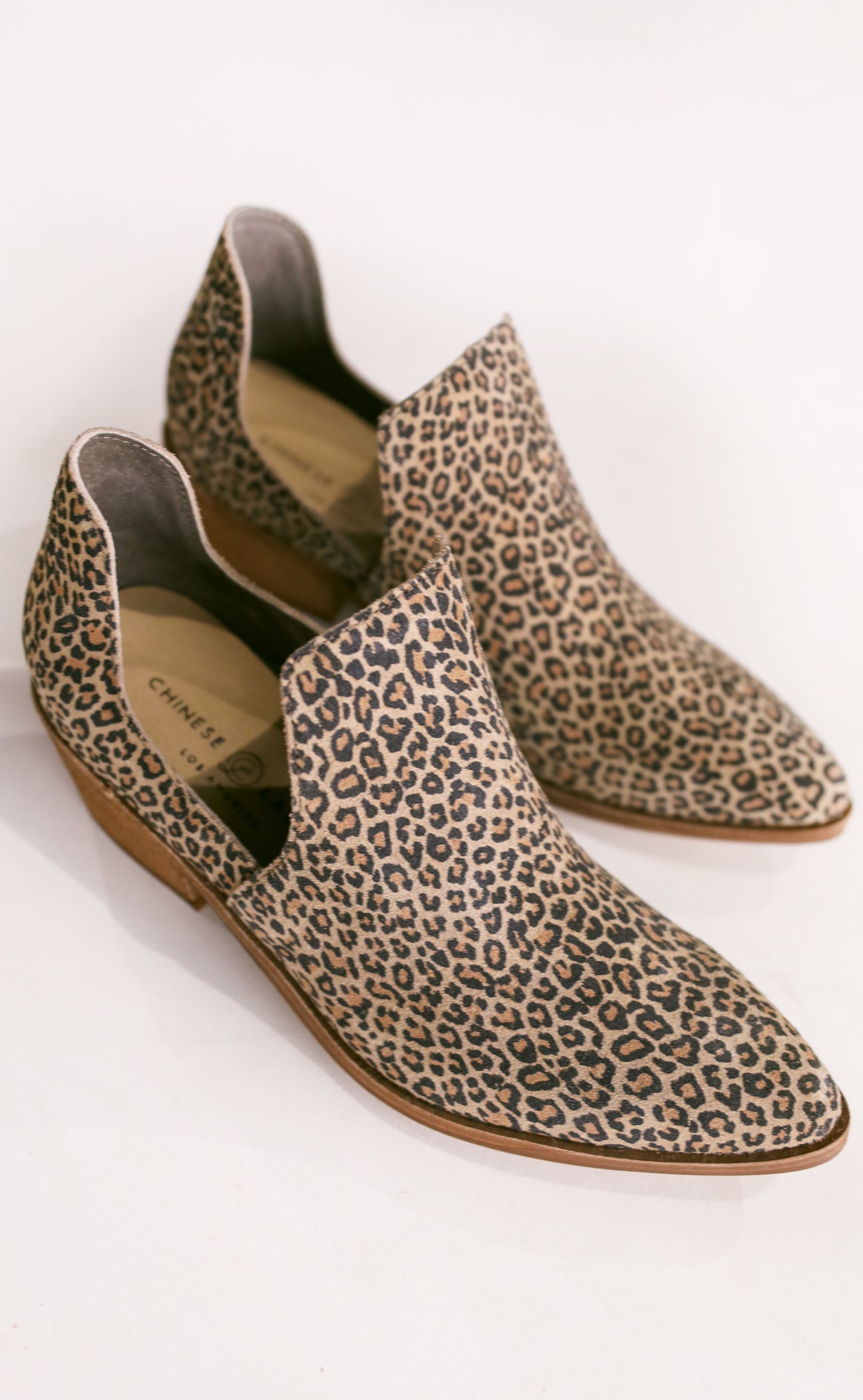 chinese laundry: focus leopard bootie 