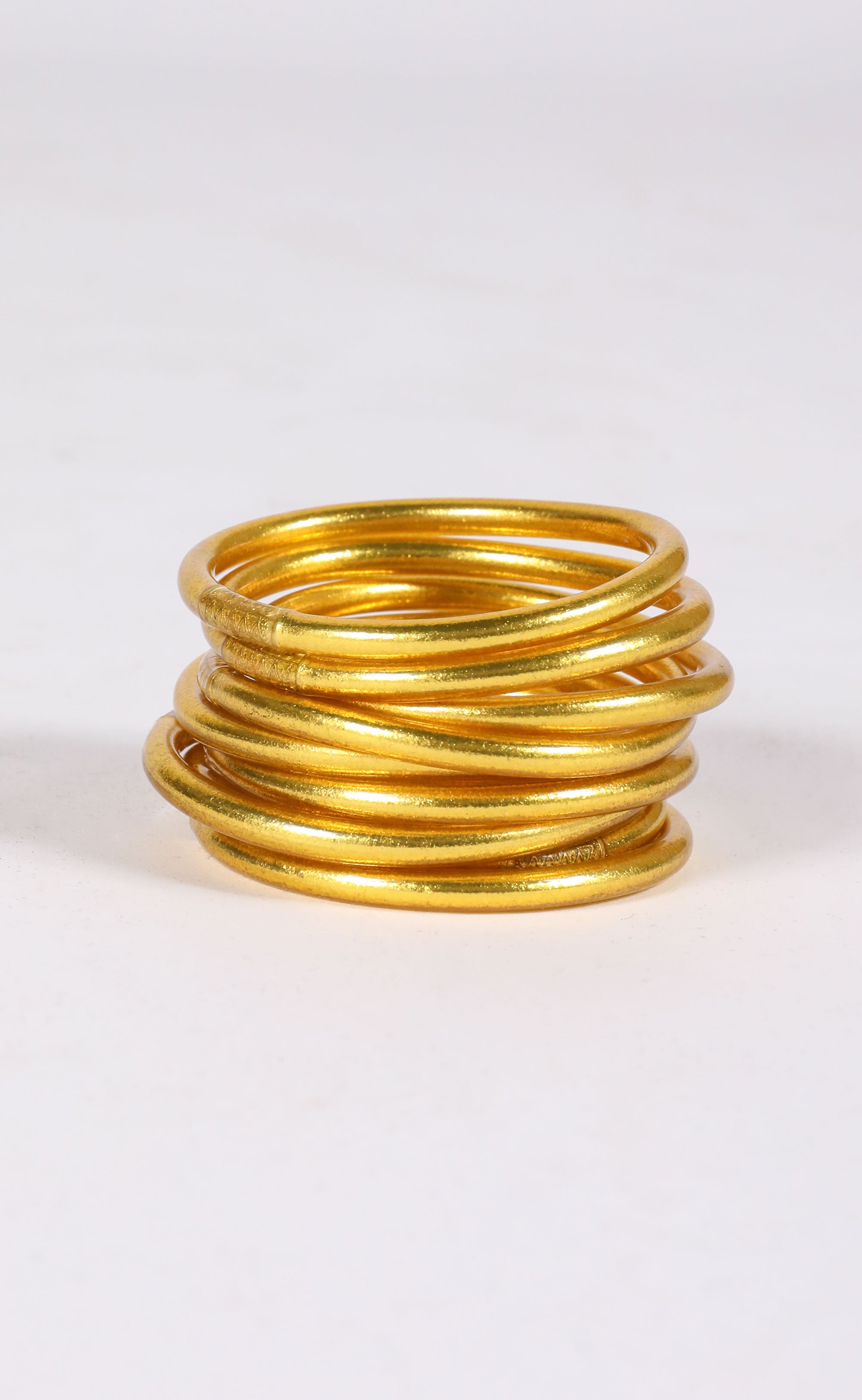 budha girl bangles - gold 