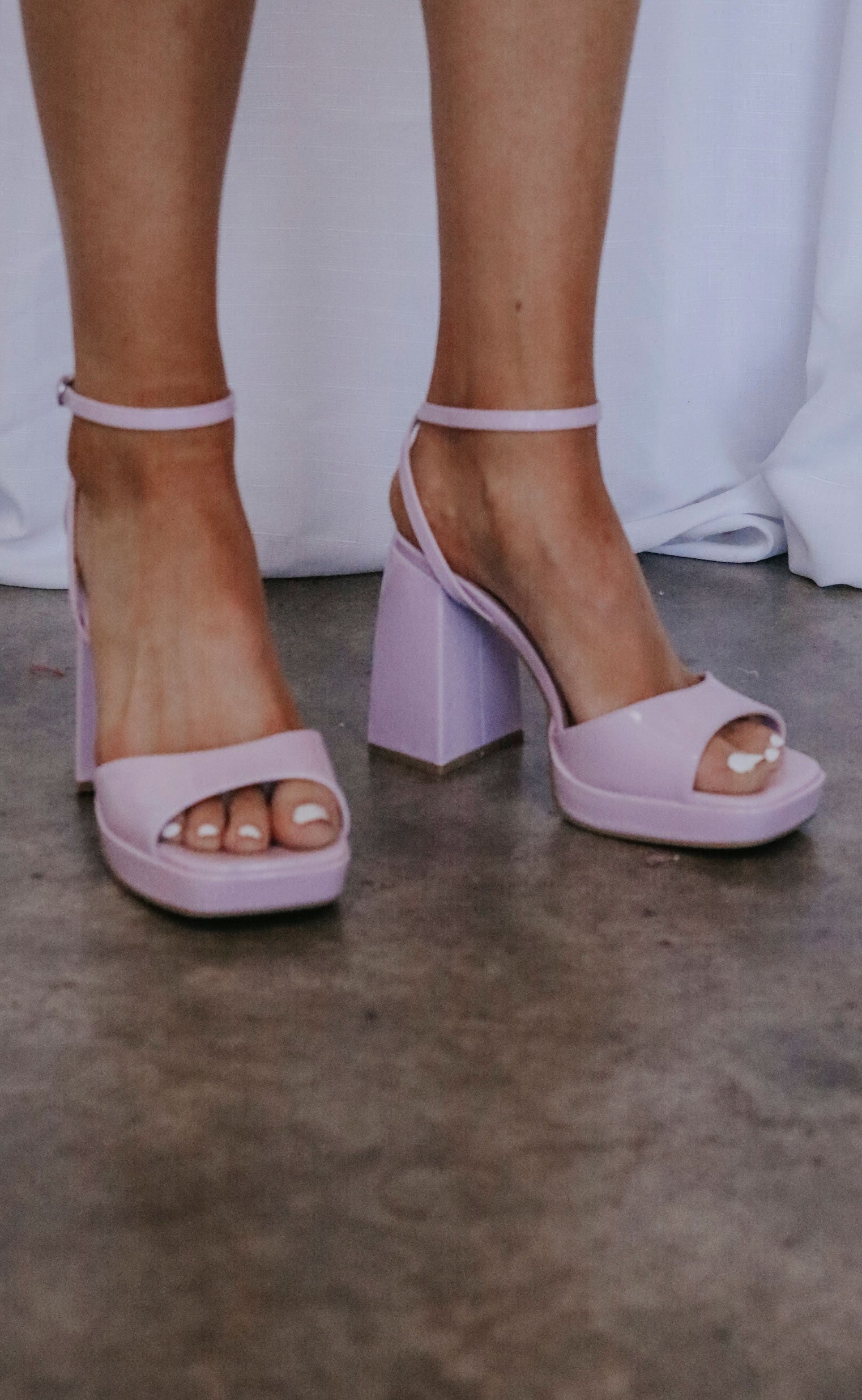 Image of lucky me heels - lilac