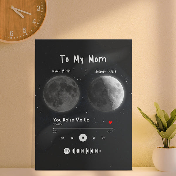 my moon lamp spotify plaque