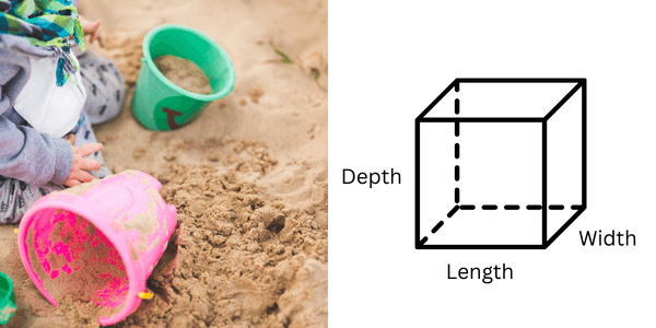 Sandbox Dimensions - Length x Width x Depth