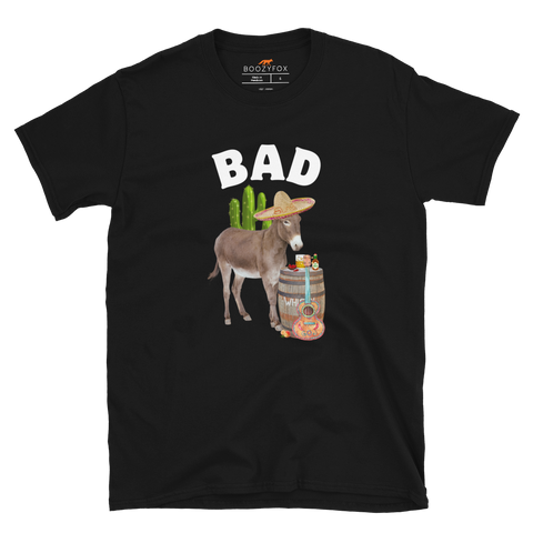 Bad Ass Donkey T-Shirt Online - Black - Boozy Fox