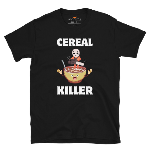 Cereal Killer T-Shirt Online - Black - Boozy Fox