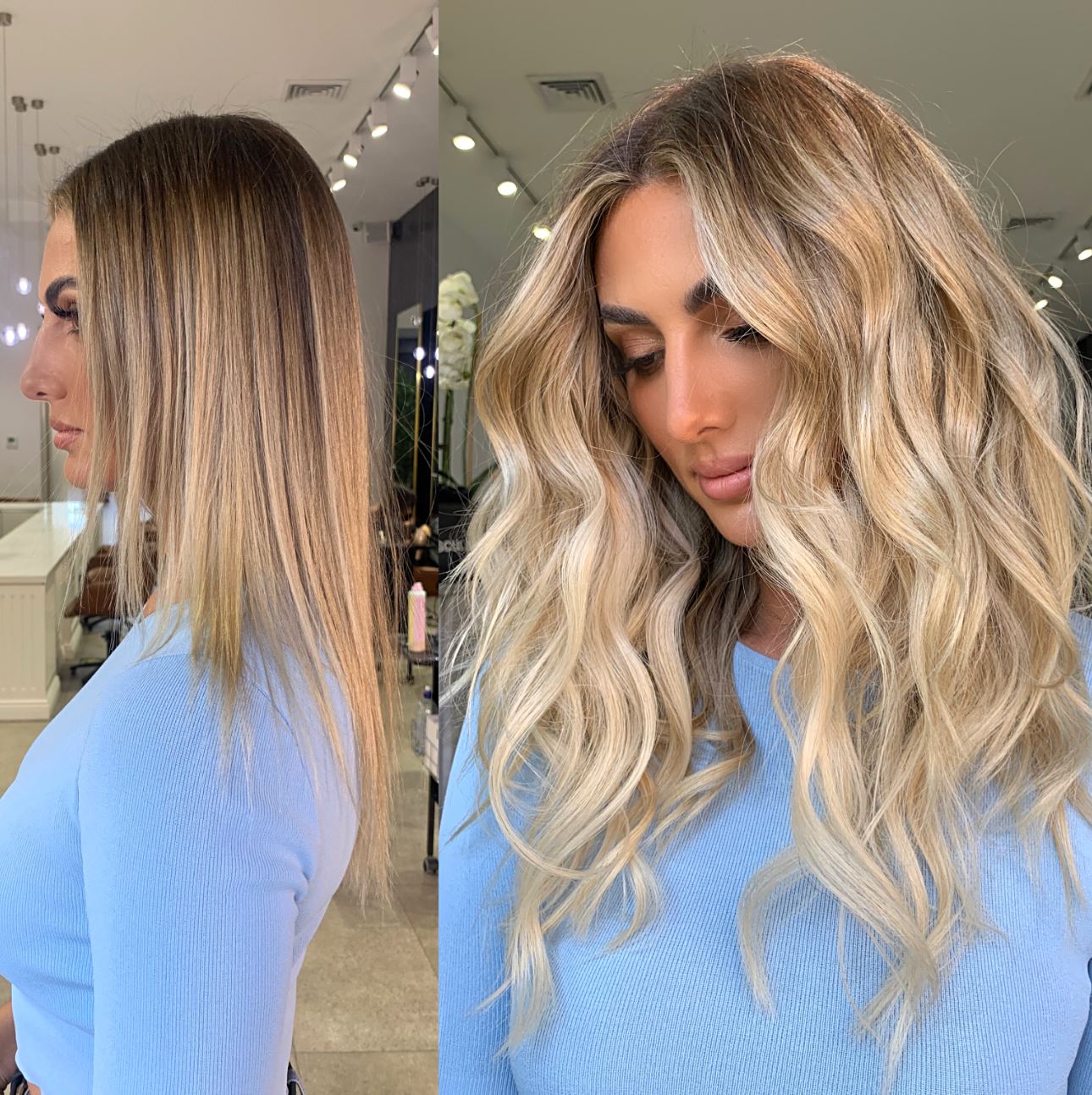How to Blend Blonde Clip In Hair Extensions With Short Hair – Showpony Hair  Retail Australia