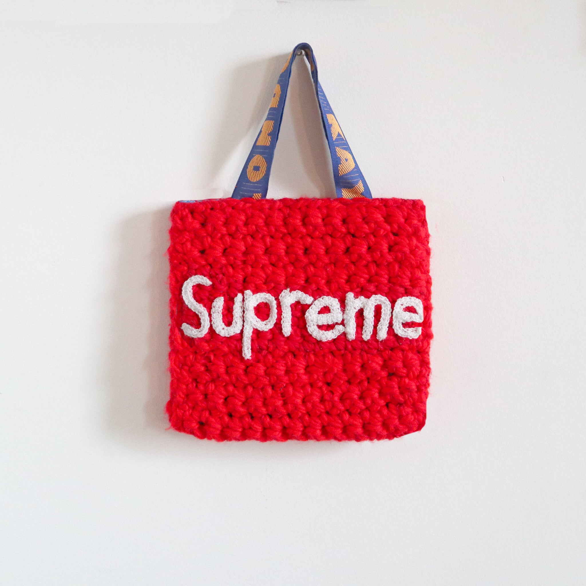 crochet carrying bag