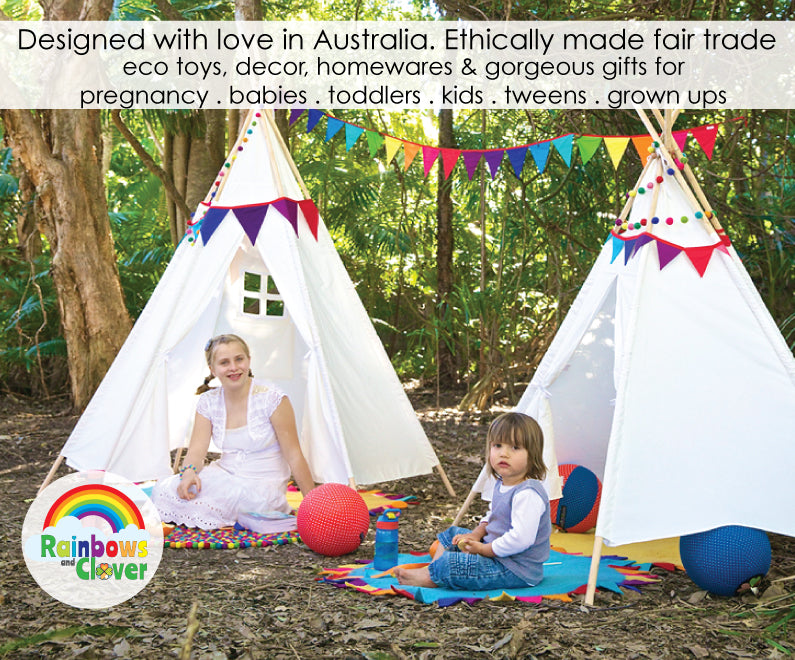 Rainbows and Clover Fair Trade manufacturing October FairTrade Month