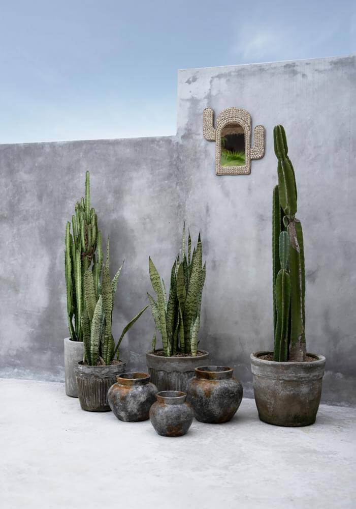 Boho spiegel Cactus | boho woonaccessoires