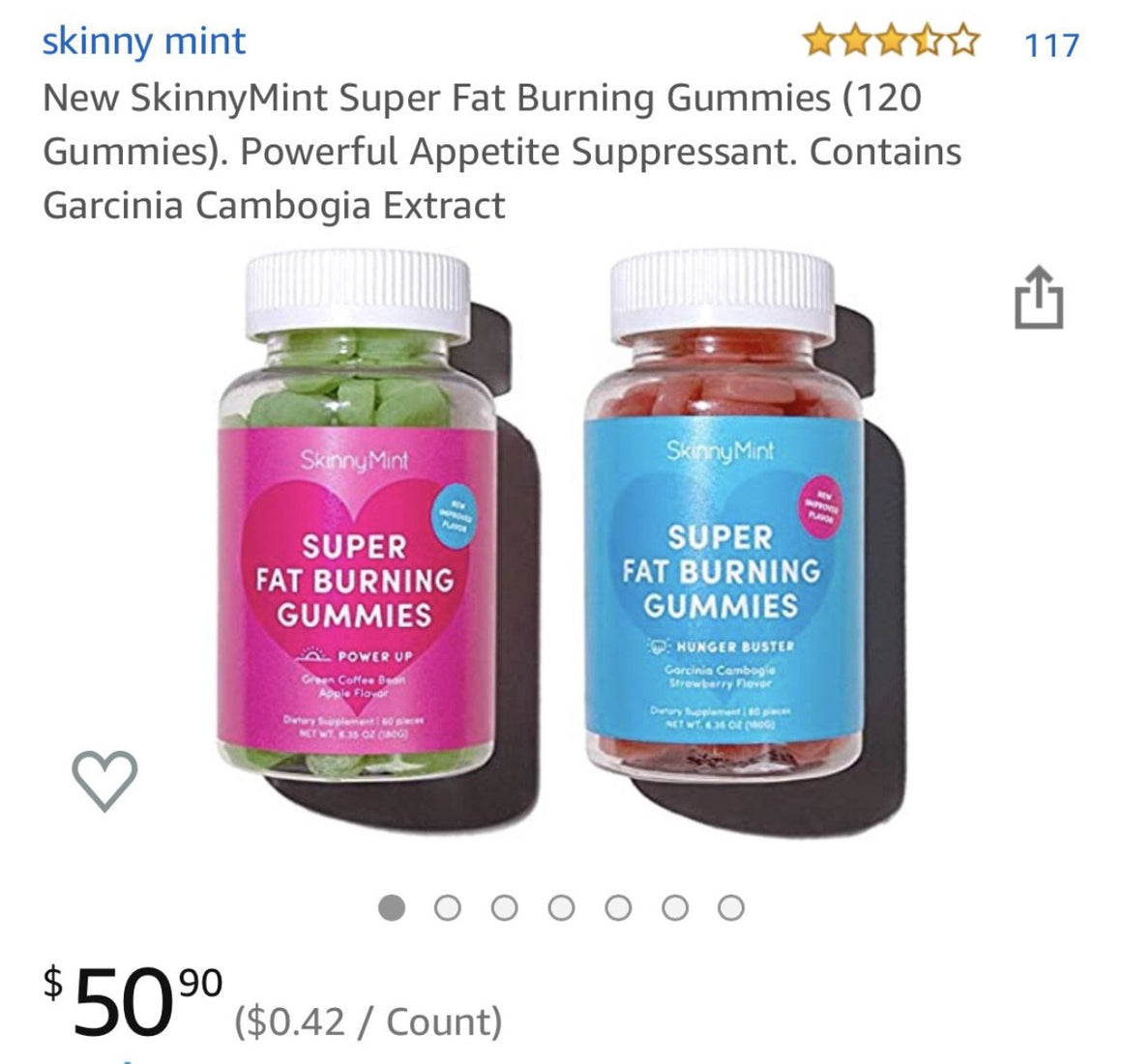 skinny mint fat burning gummies