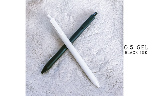 Neutral 'Ceramic Look' Retractable Gel Pen 0.5mm – Queen City Designs Co