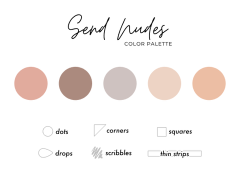 Nude - Dots - Stickers – SquizzleBerry