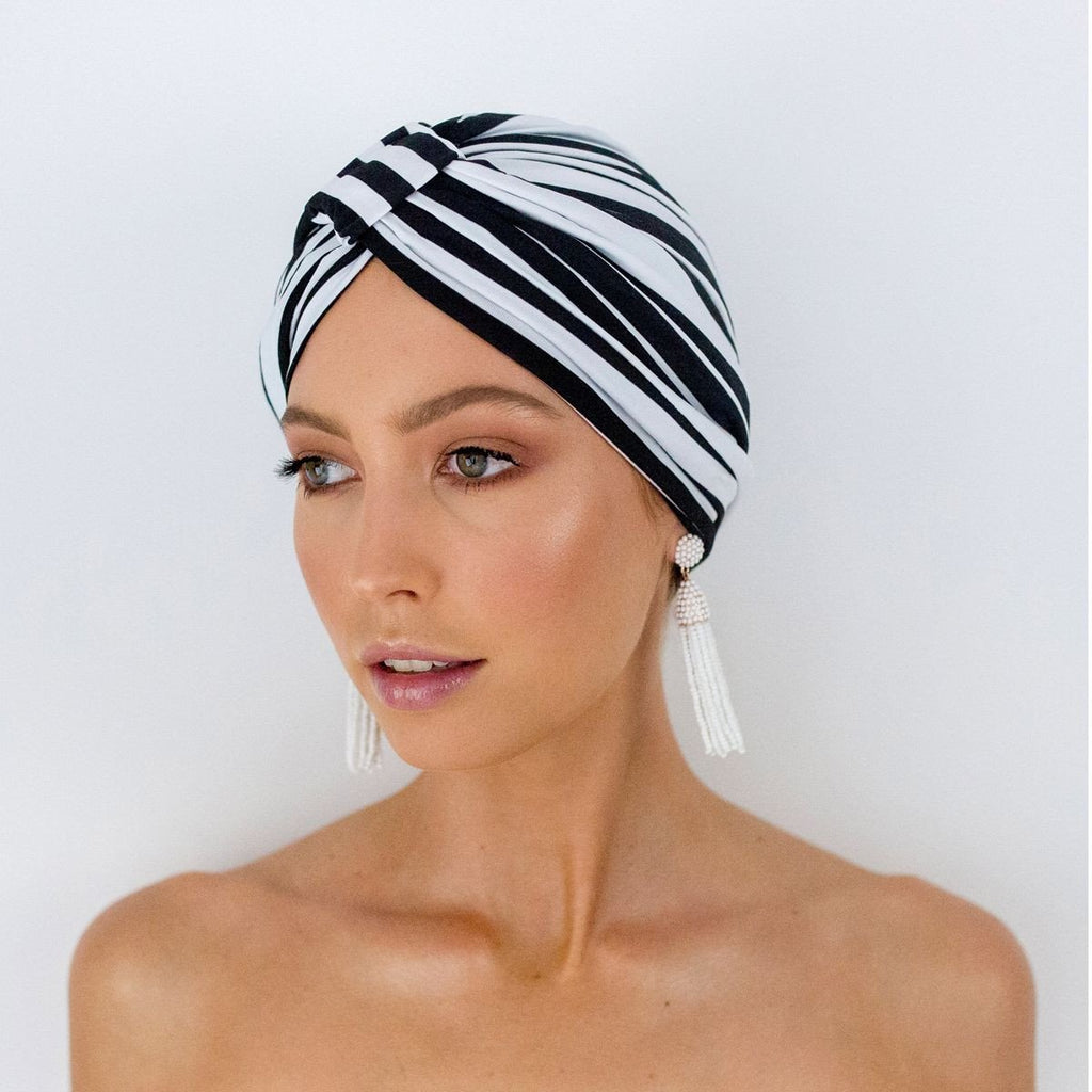 Louvelle - Chic Turban Style Shower Cap – SKINSATIONAL