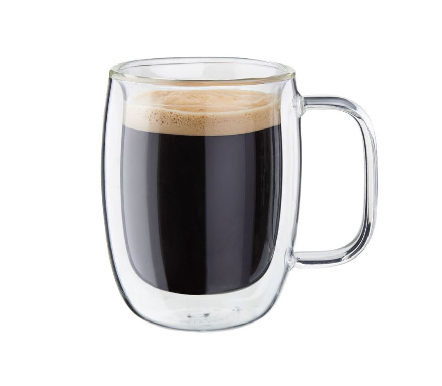 Zwilling JA Henckels Sorrento Espresso Glass, Glass, 2-Piece,2.7 fluid ounce