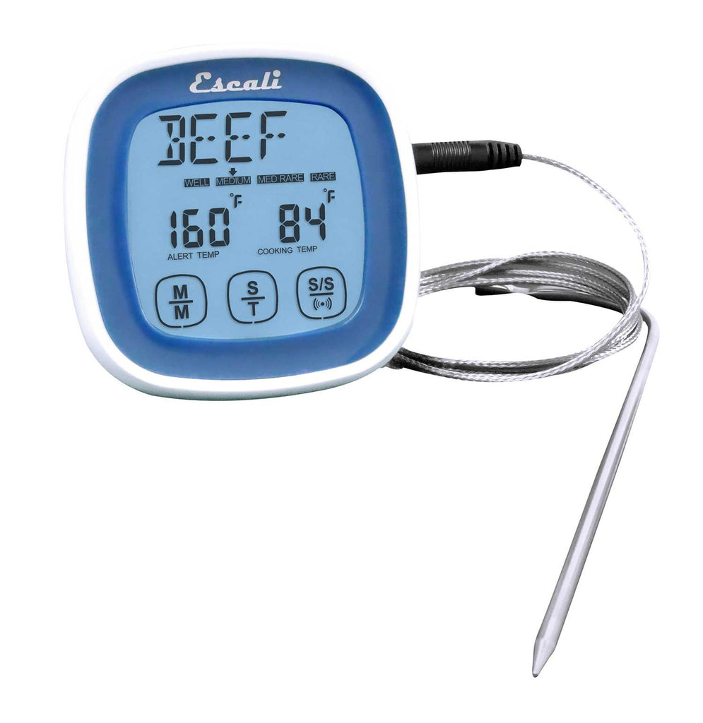 Escali AHO1 Durable Stainless Steel Oven Thermometer, Oven Safe with Stand  or Hang, HACCP Guidelines, and NSF Certified Silver