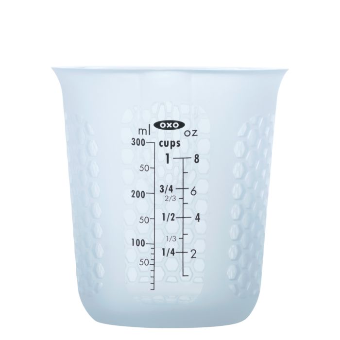  OXO Good Grips 2-Cup Squeeze & Pour Silicone Measuring Cup with  Stay-Cool Patternt, Clear: Home & Kitchen