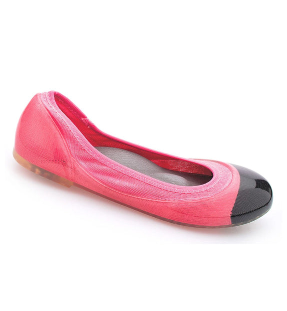 bright pink ballet shoes