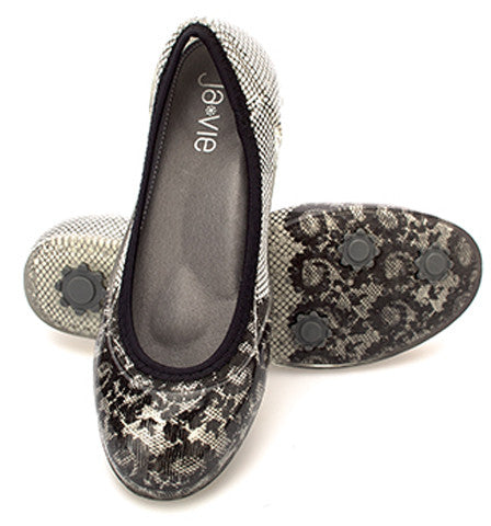 black lace flat shoes