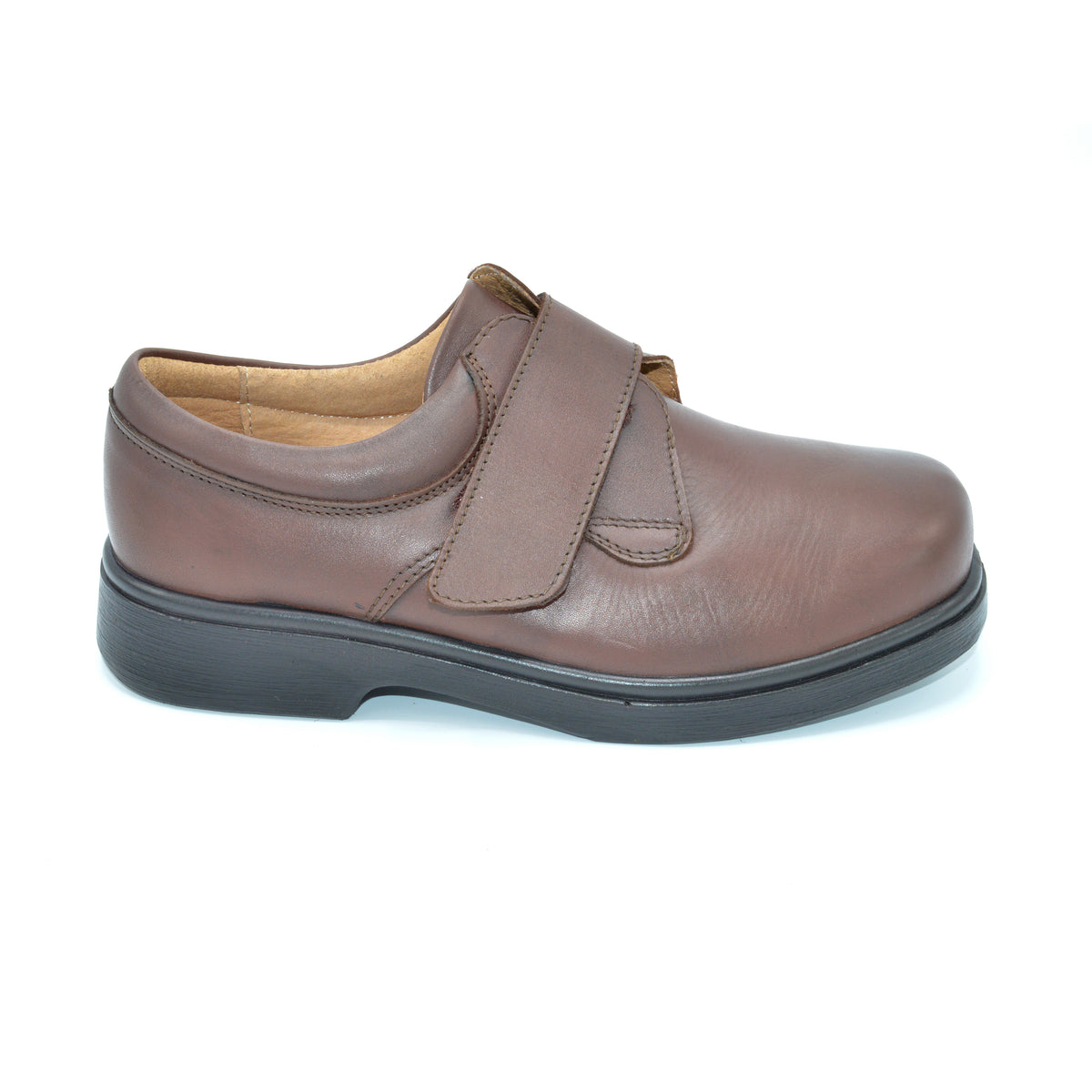 DB Reece - Mens Extra Wide Fit Shoe - 6E Width - Brown — Wide Shoes