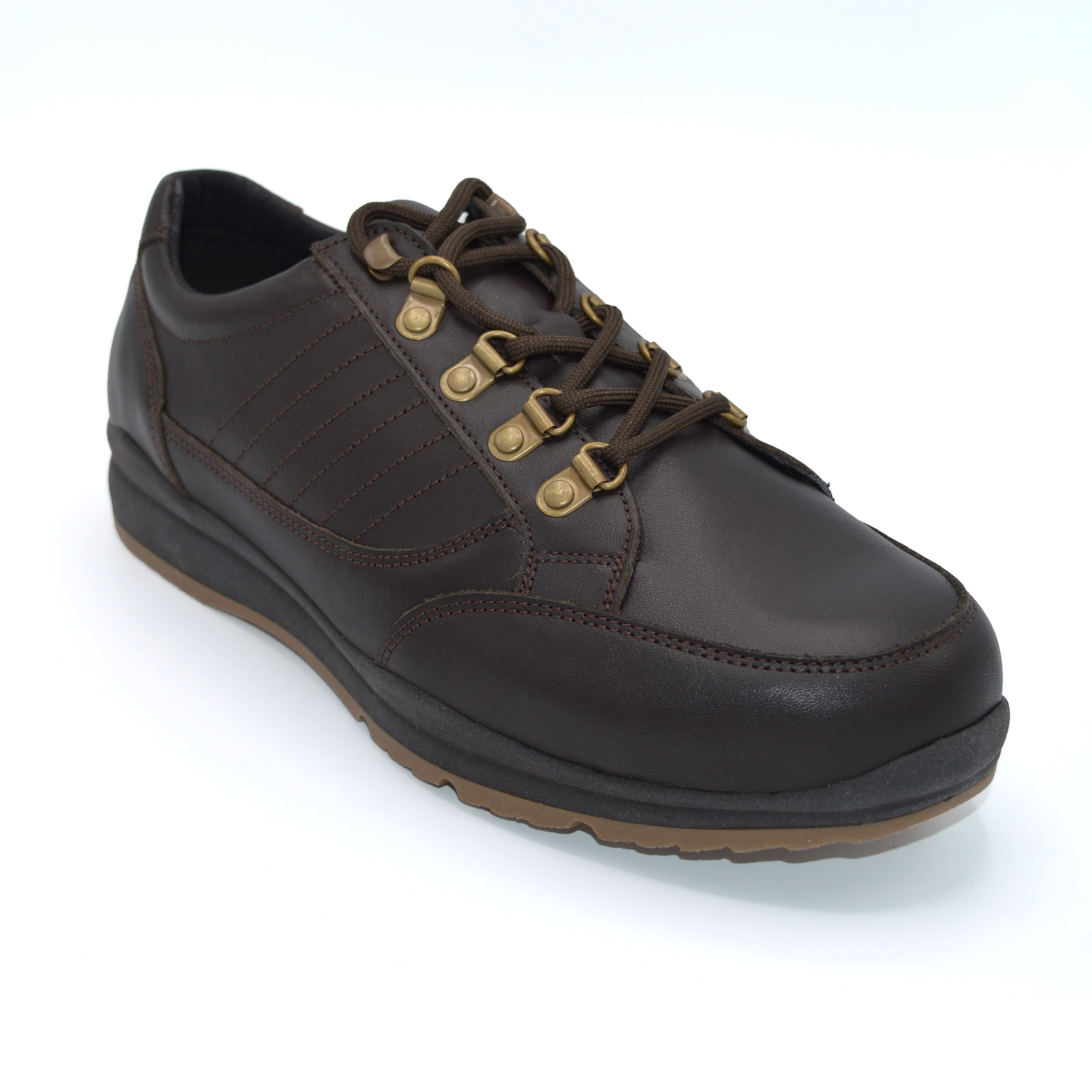 DB Sharnbrook- Mens Extra Wide Fit Trainer - Brown — Wide Shoes