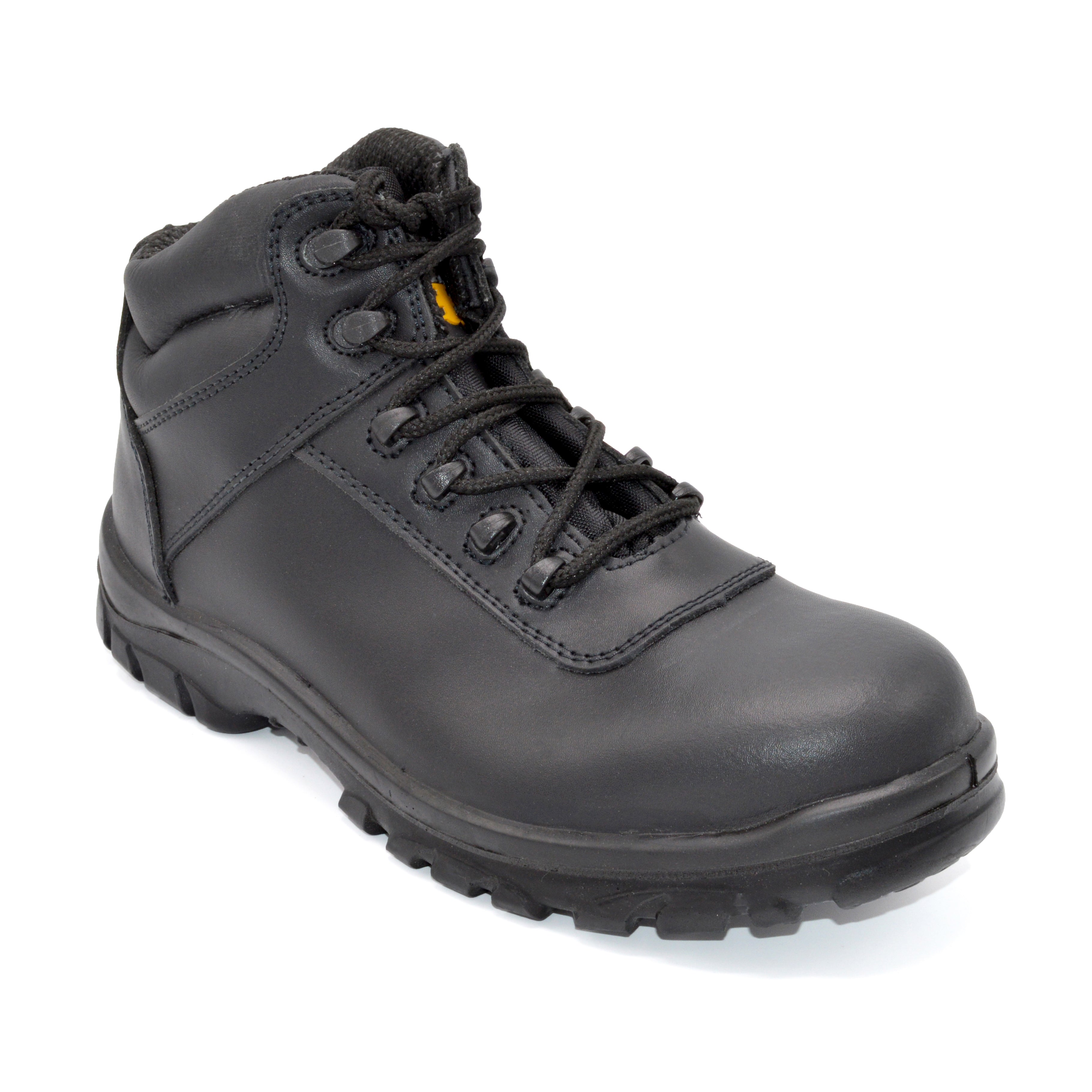 mens black security boots