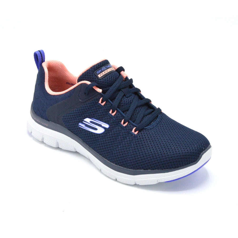 Skechers Wide Fitting Ladies Trainer - Elegant Ways — Wide Shoes