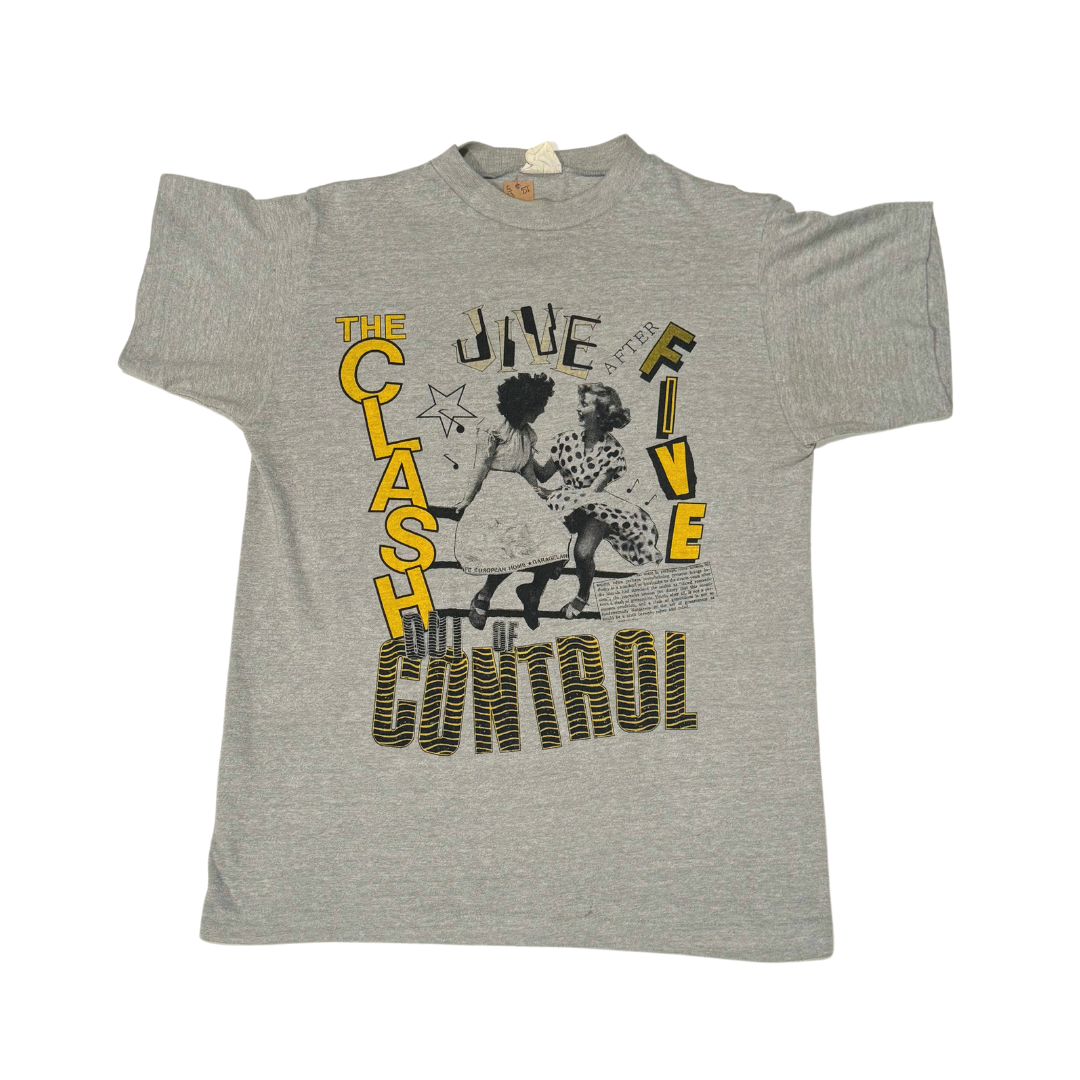 1984 The Clash Out Of Control Tour Shirt