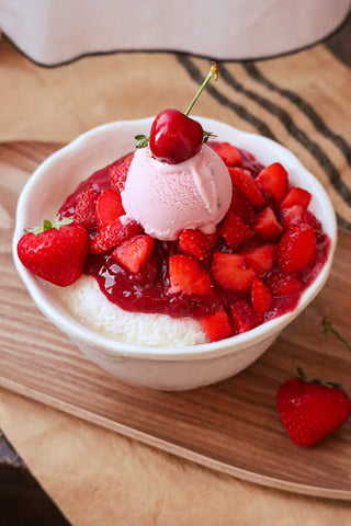 bingsu glace Corée fraise