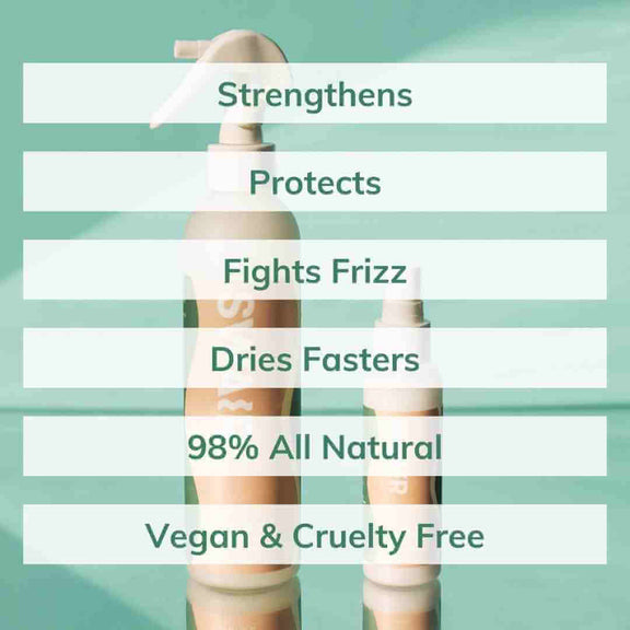 List of benefits of SweatShield leave-in conditioner