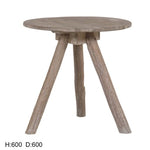 Rustic Wooden Tripod Table