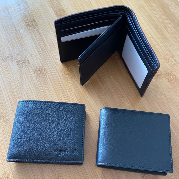 agnes b. 折りたたみ財布 メンズ アニエスベー 財布 小物 wallet black