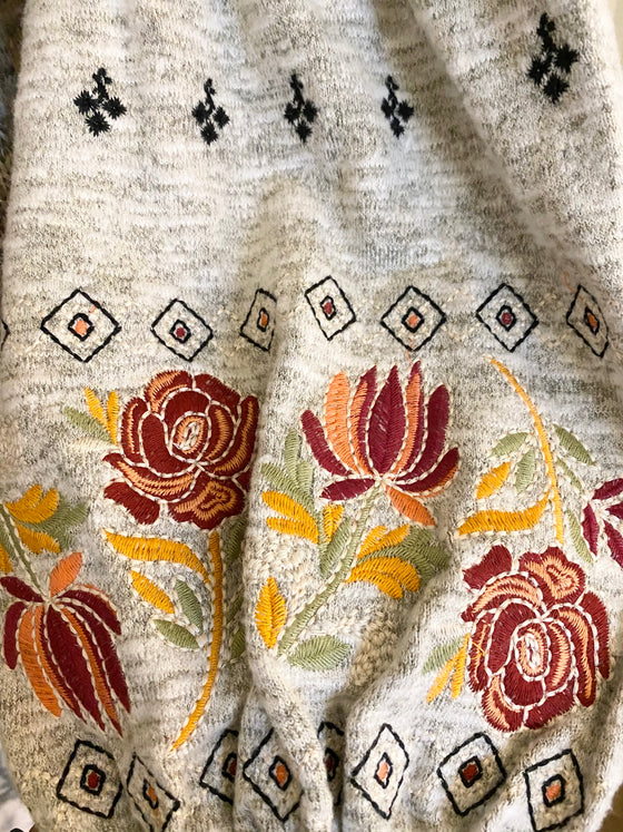 True Romance Rib Knit Embroidered Top (5925482102944)