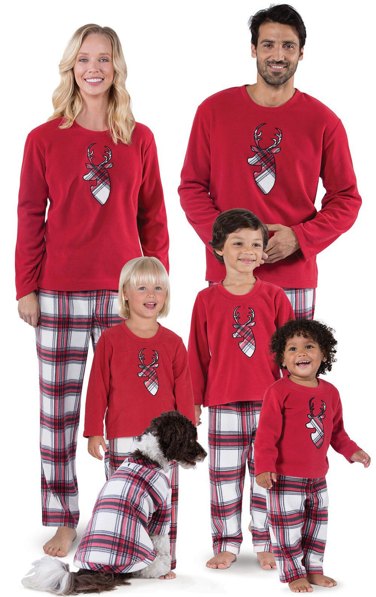 Christmas Couple Family Pajamas Deer Winter LongN Jen Clothing