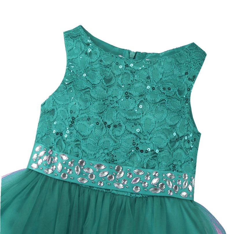 Elegant Sequined Girls Baptism Dress – Jen Clothing