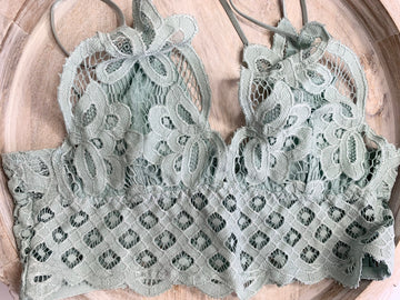 Sage Lace Bralette