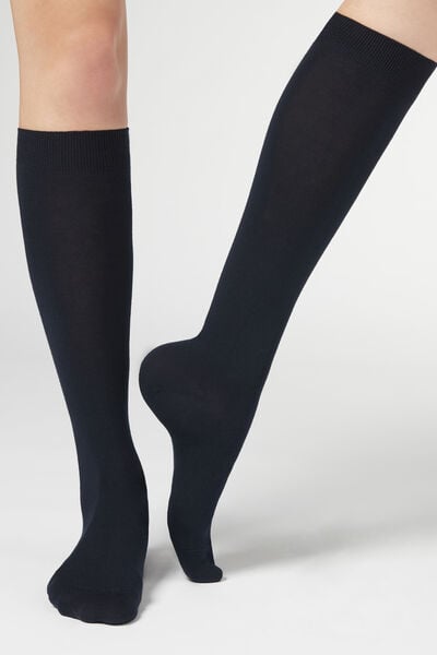 Long Thermal Cotton Socks - Calzedonia