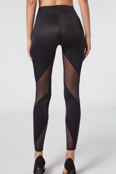 Tulle Palazzo Leggings with Sequins - Leggings - Calzedonia