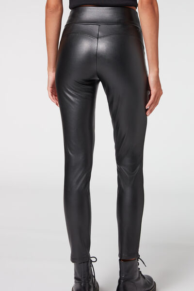 Calzedonia - One leggings, 2 souls! have a look at our new Thermal leggings  in double-face fabric. On one side the texture is smooth and even, while on  the other it is