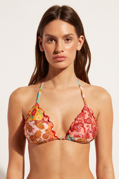 Formentera Triangle Bikini Top with Removable Padding - Calzedonia