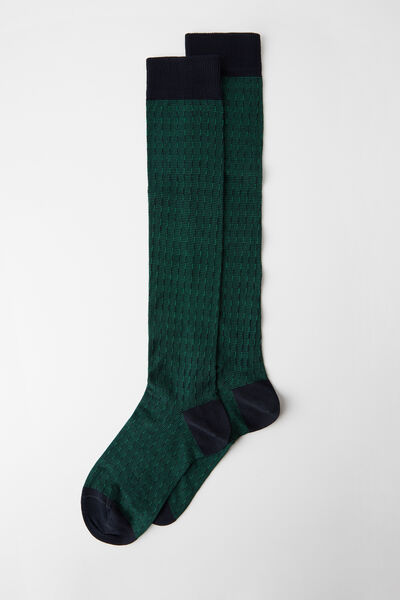 Men's Long Ribbed Socks with Wool and Cashmere - Calzedonia