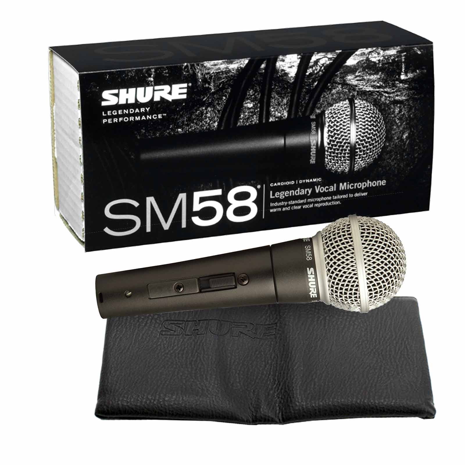 shure microphone with on off switch