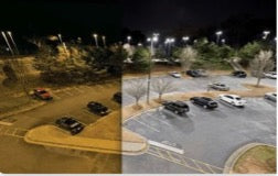 LED Area light for parking lots