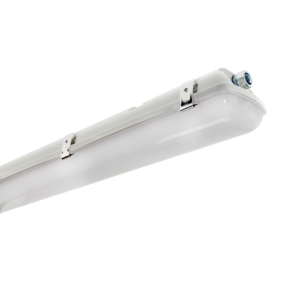 4 FT Vapor Tight LED Light Fixture - 40W - 120-277V - 5500 lumens - 5000K -No Tubes Needed